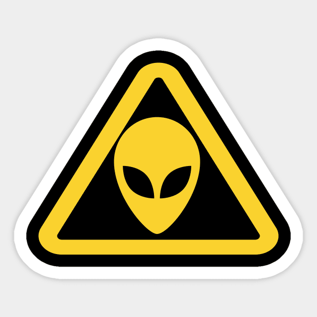 Alien area Sticker by diwwci_80